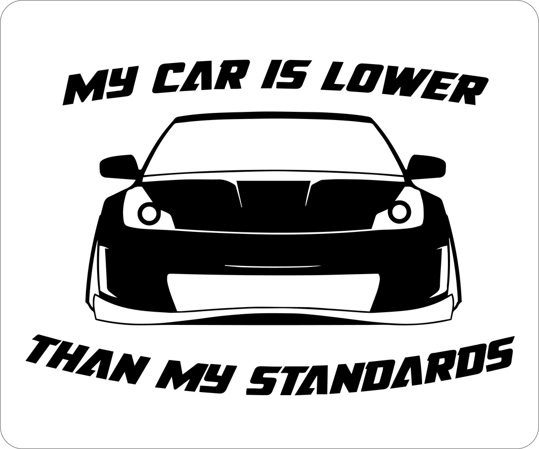 My Car Is Lower Than My Standards